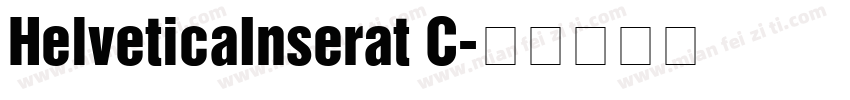 HelveticaInserat C字体转换